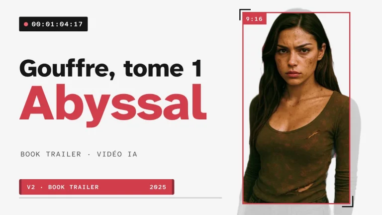 Image du book trailer Abyssal, réalisé en vidéo IA générative