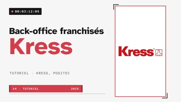 Back-office des franchisés Kress